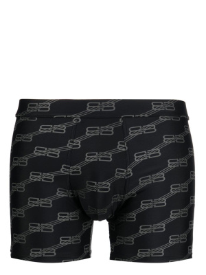 

Logo-print swim trunks, Balenciaga Logo-print swim trunks