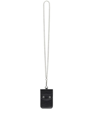 

Hourglass card-holder necklace, Balenciaga Hourglass card-holder necklace
