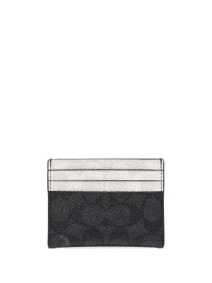 

Monogram-pattern leather cardholder, Coach Monogram-pattern leather cardholder