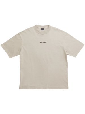 

Logo-print cotton T-shirt, Balenciaga Logo-print cotton T-shirt