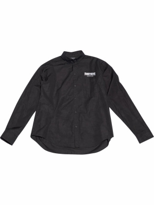 

Fortnite logo cotton shirt, Balenciaga Fortnite logo cotton shirt