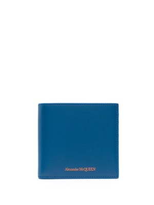 

Logo-embossed bi-fold wallet, Alexander McQueen Logo-embossed bi-fold wallet