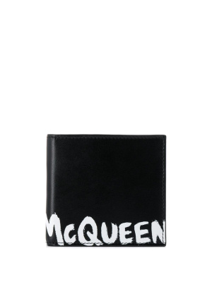 

Logo print wallet, Alexander McQueen Logo print wallet