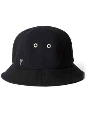 

Ami De Coeur logo-plaque bucket hat, AMI Paris Ami De Coeur logo-plaque bucket hat