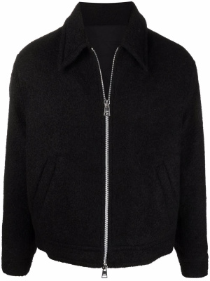 

Padded zip-up jacket, AMI Paris Padded zip-up jacket