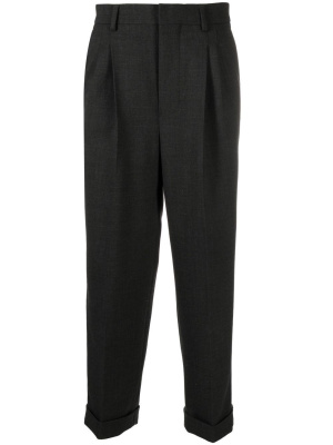 

Cropped tailored trousers, AMI Paris Cropped tailored trousers