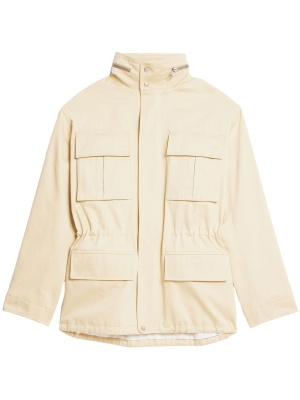 

High-neck flap-pocket jacket, AMI Paris High-neck flap-pocket jacket