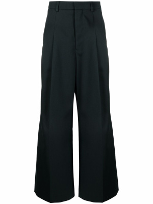 

Wide-legged tailored trousers, AMI Paris Wide-legged tailored trousers