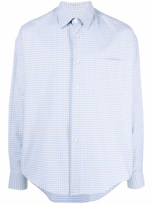 

Grid check pattern shirt, AMI Paris Grid check pattern shirt