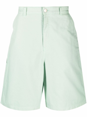 

Wide-leg loop-strap Bermuda shorts, AMI Paris Wide-leg loop-strap Bermuda shorts