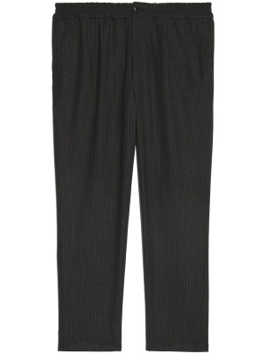 

Wool-blend pinstripe trousers, AMI Paris Wool-blend pinstripe trousers