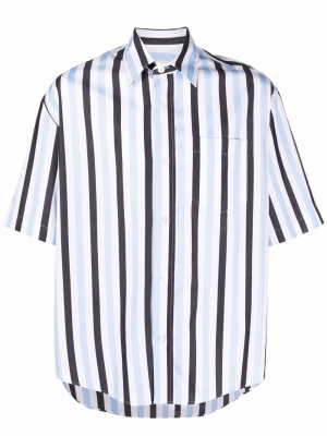 

Striped short-sleeved shirt, AMI Paris Striped short-sleeved shirt