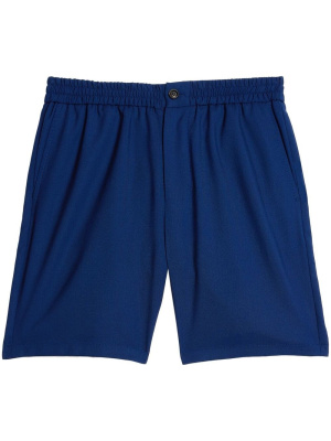 

Straight-leg wool shorts, AMI Paris Straight-leg wool shorts