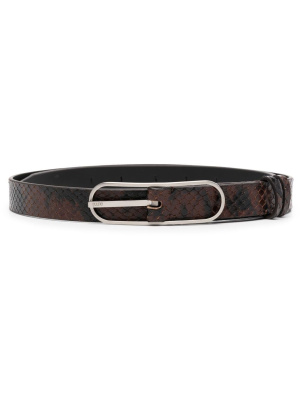 

Snakeskin-effect belt, AMI Paris Snakeskin-effect belt