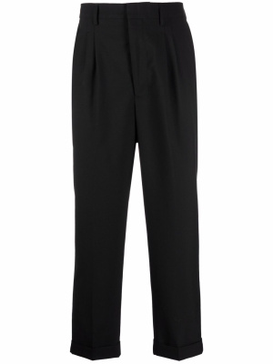 

Tapered cropped trousers, AMI Paris Tapered cropped trousers
