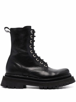 

Lace-up ridged-sole boots, AMI Paris Lace-up ridged-sole boots