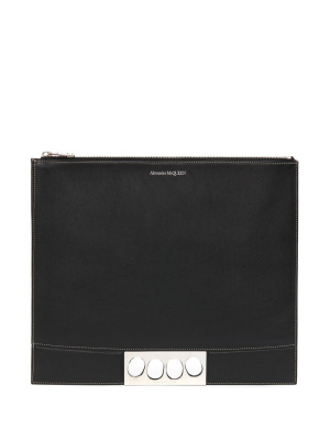 

Leather zip pouch, Alexander McQueen Leather zip pouch