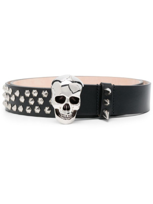 

Skull buckle belt, Alexander McQueen Skull buckle belt