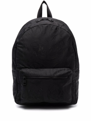 

Skull-embroidered backpack, Alexander McQueen Skull-embroidered backpack