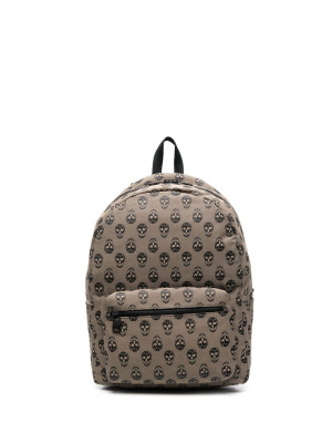 

Skull-print backpack, Alexander McQueen Skull-print backpack