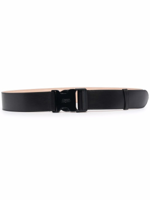 

Slide-buckled leather belt, Alexander McQueen Slide-buckled leather belt