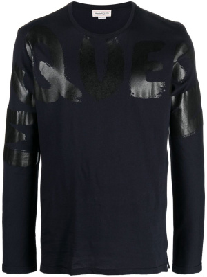

Cotton logo-print T-shirt, Alexander McQueen Cotton logo-print T-shirt