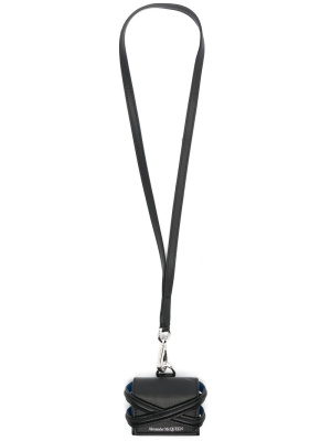

Logo-print headphone case, Alexander McQueen Logo-print headphone case