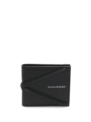 

Logo-plaque leather wallet, Alexander McQueen Logo-plaque leather wallet