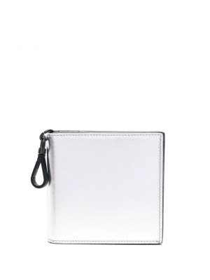 

Metallic-effect bi-fold wallet, Alexander McQueen Metallic-effect bi-fold wallet