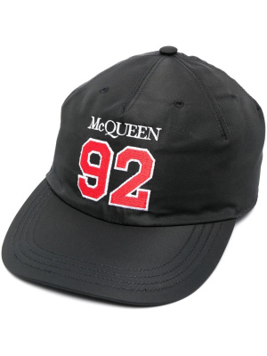 

Logo-print baseball cap, Alexander McQueen Logo-print baseball cap