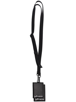 

Graffiti-logo lanyard cardholder, Alexander McQueen Graffiti-logo lanyard cardholder