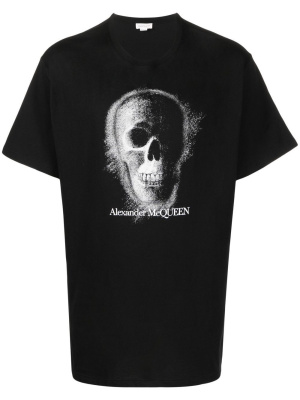 

Skull-print cotton T-shirt, Alexander McQueen Skull-print cotton T-shirt