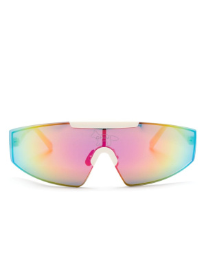 

X Chimi Shield visor tinted sunglasses, Maison Kitsuné X Chimi Shield visor tinted sunglasses