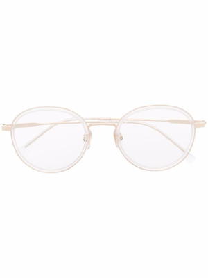 

Polished-effect round-frame glasses, BOSS Polished-effect round-frame glasses