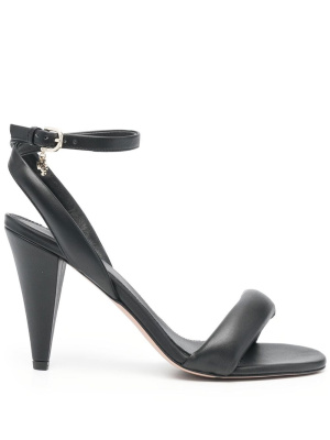 

90mm logo-charm sandals, BOSS 90mm logo-charm sandals