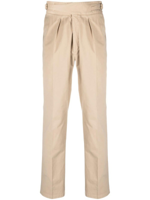 

Pleat-detail pressed-crease trousers, Polo Ralph Lauren Pleat-detail pressed-crease trousers