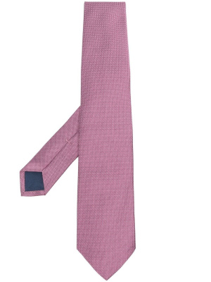 

Polka dot embroidered silk tie, Polo Ralph Lauren Polka dot embroidered silk tie