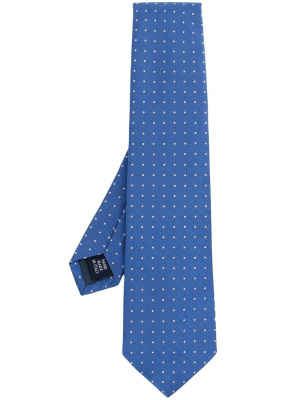 

Embroidered polka-dot tie, Polo Ralph Lauren Embroidered polka-dot tie