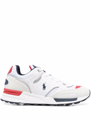 

Panelled lace-up sneakers, Polo Ralph Lauren Panelled lace-up sneakers