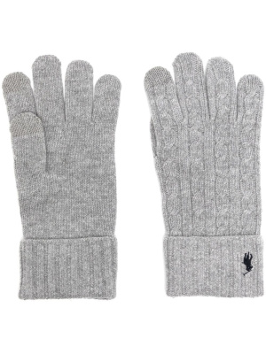 

Polo Pony-embroidered gloves, Polo Ralph Lauren Polo Pony-embroidered gloves