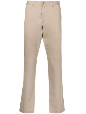 

Logo-patch straight-leg trousers, Polo Ralph Lauren Logo-patch straight-leg trousers