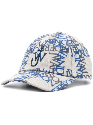 

Cotton logo-print cap, JW Anderson Cotton logo-print cap