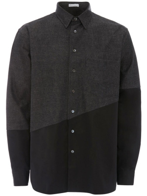 

Two-tone long-sleeve shirt, JW Anderson Two-tone long-sleeve shirt