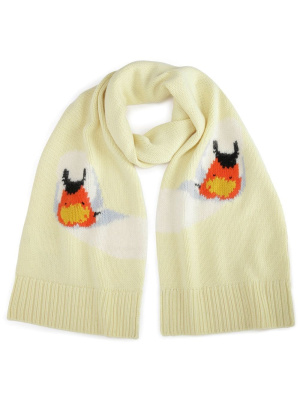 

Swan-knit scarf, JW Anderson Swan-knit scarf
