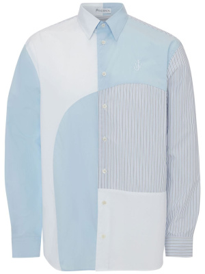 

Embroidered-logo detail shirt, JW Anderson Embroidered-logo detail shirt