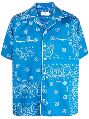 

Bandana-print short-sleeved shirt, Rhude Bandana-print short-sleeved shirt