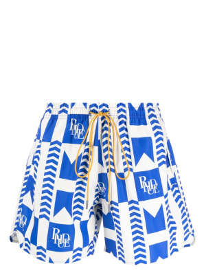 

Logo-print swim shorts, Rhude Logo-print swim shorts