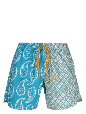 

Graphic-print drawstring swim shorts, Rhude Graphic-print drawstring swim shorts