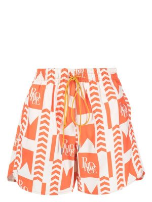 

Grasse logo-print swim shorts, Rhude Grasse logo-print swim shorts