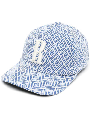 

Patterned embroidered-logo cap, Rhude Patterned embroidered-logo cap